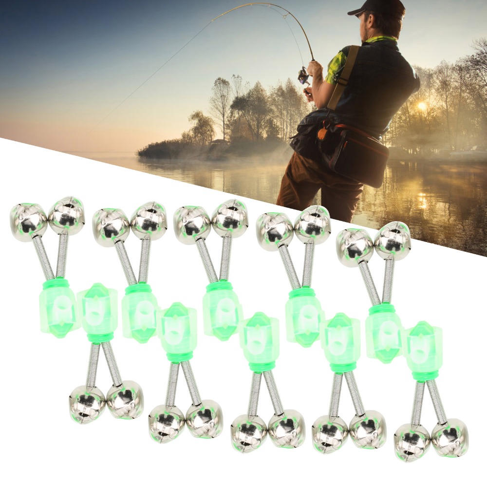 Fish Alarm - 50PCS Portable Twin Spiral Fishing Rod