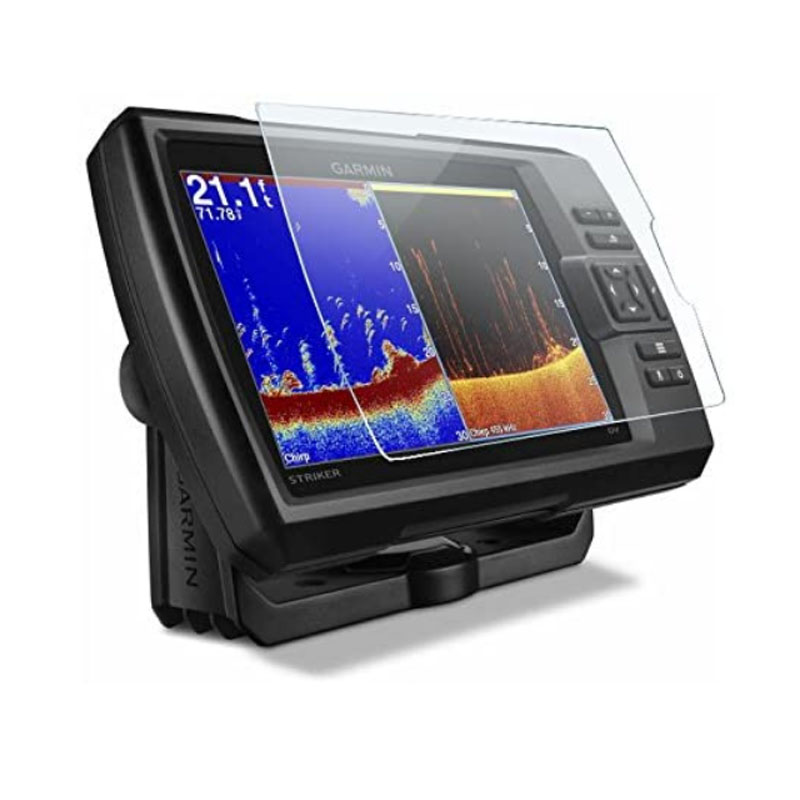 2pcs PET Soft Clear Screen Pro - مراجعة Fish Finder Case وسعره