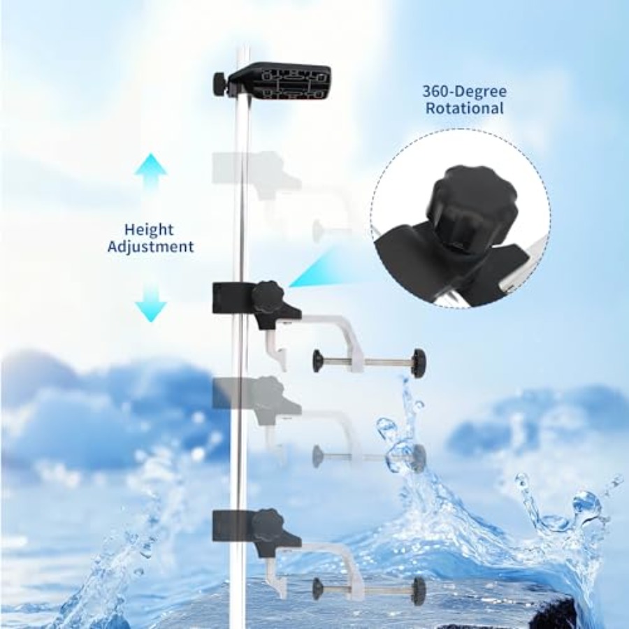 Telescopic Portable Fish Finde - مراجعة Fish Finder Mount وسعره