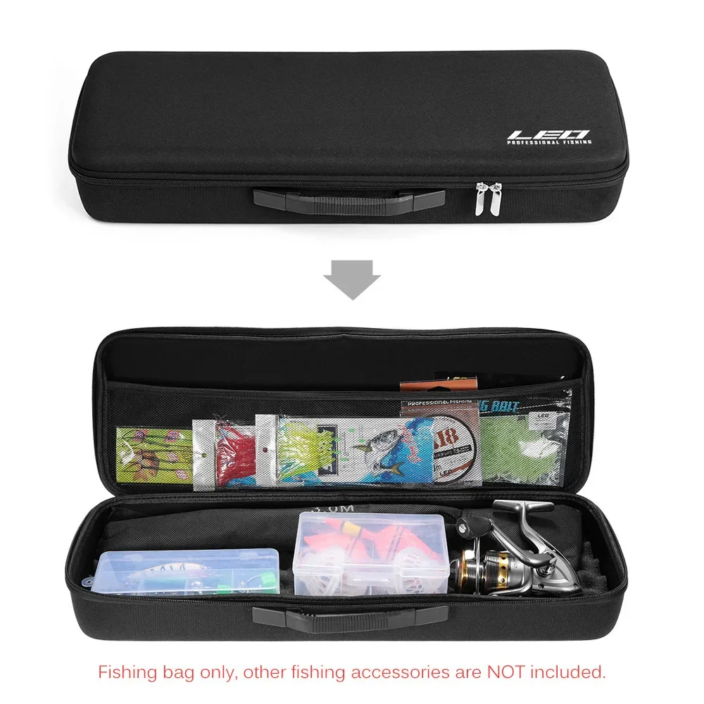 54CM/21IN Hard Shell Fishing B - مراجعة Fish Finder Case وسعره