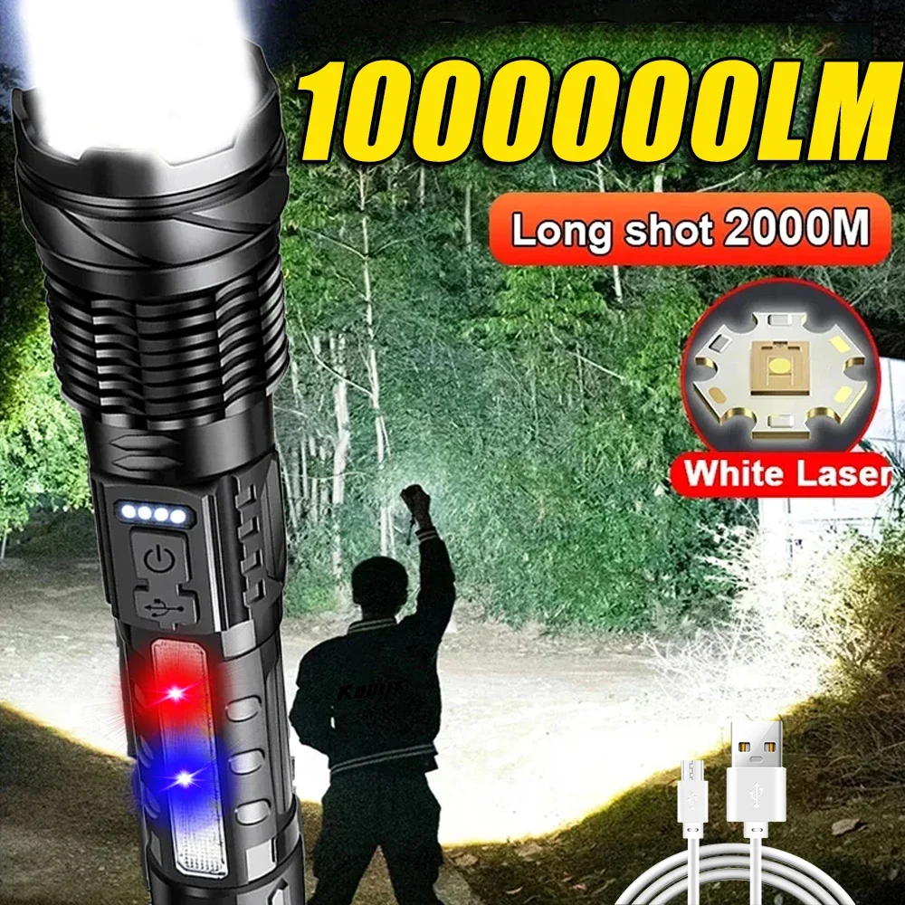 Powerful LED Flashlight Rechar - مراجعة Fishing Light وسعره