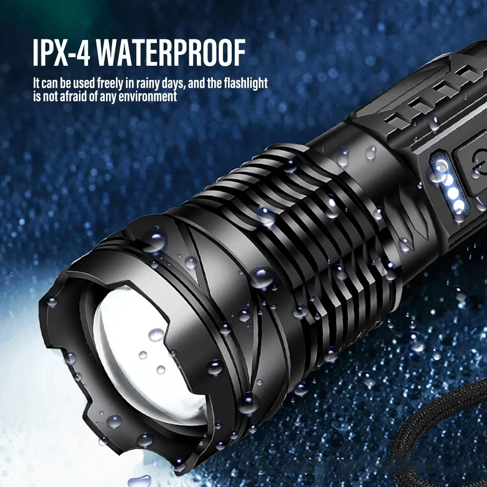 Powerful LED Flashlight Rechar - مراجعة Fishing Light وسعره