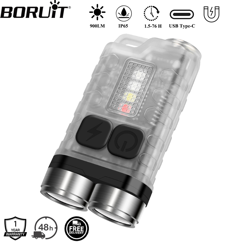 BORUiT V3 LED Keychain Portabl - مراجعة Fishing Light وسعره