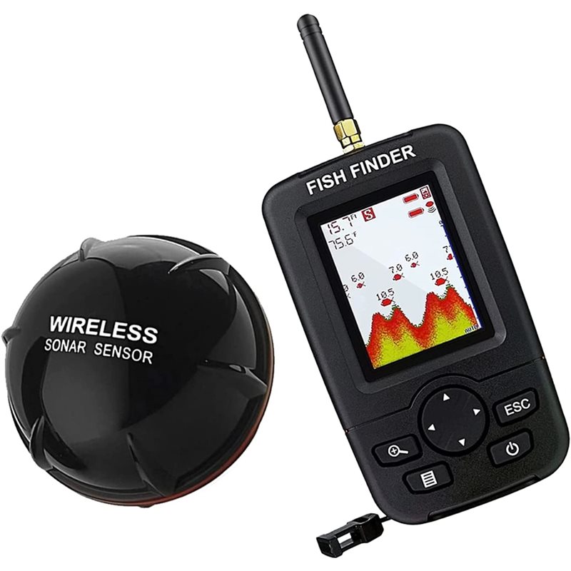 Wireless Sonar Fish Finder, Po - مراجعة Fish Finder Portable وسعره