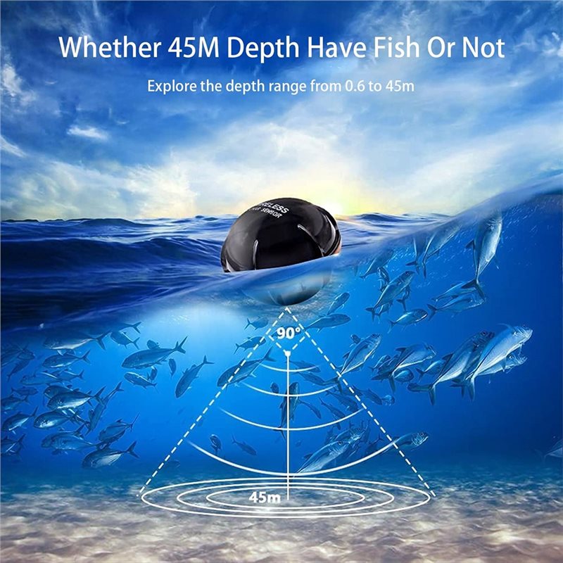 Wireless Sonar Fish Finder, Po - مراجعة Fish Finder Portable وسعره