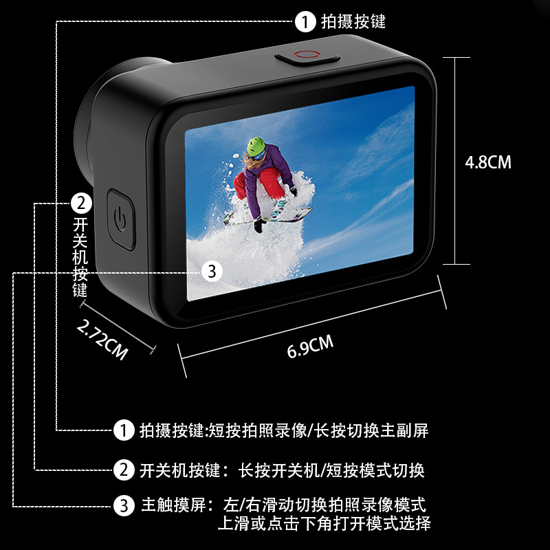 New V11 5K High Definition Dua - مراجعة Underwater Camera وسعره