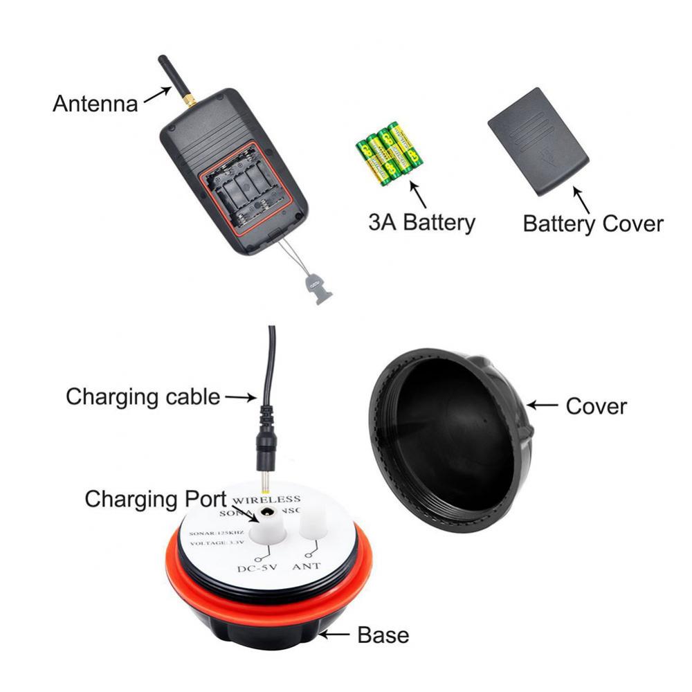 Lake Sea Fishing Smart Portabl - مراجعة Fish Finder Portable وسعره