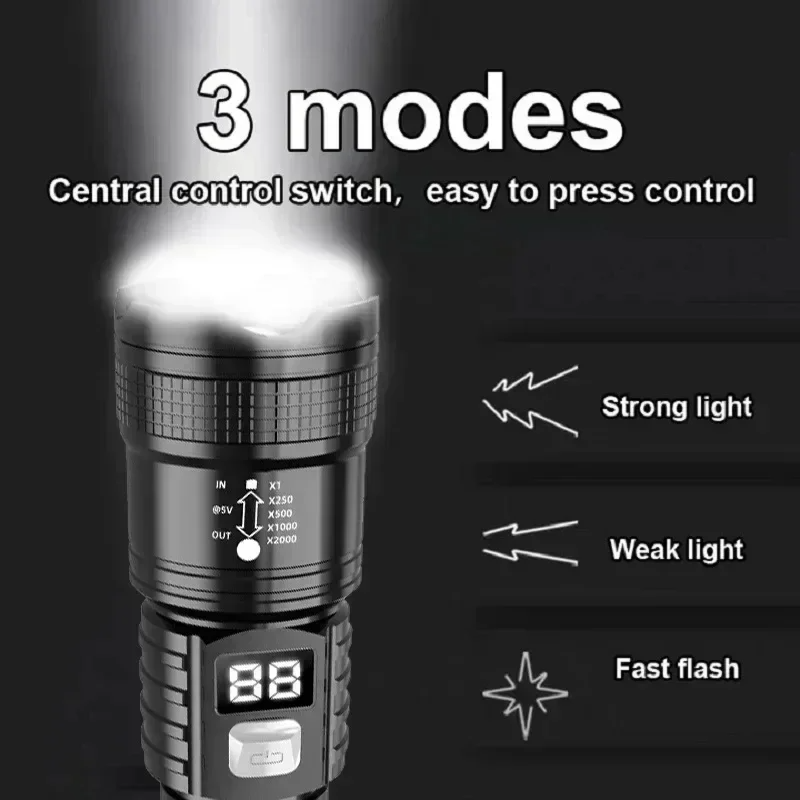 Rechargeable LED Flashlight 10 - مراجعة Fishing Light وسعره