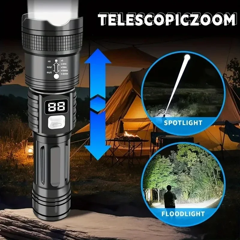 Rechargeable LED Flashlight 10 - مراجعة Fishing Light وسعره