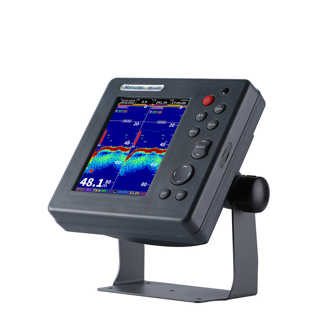 Matsutec 6-inch HF-620 MARINE  - مراجعة Fish Finder وسعره