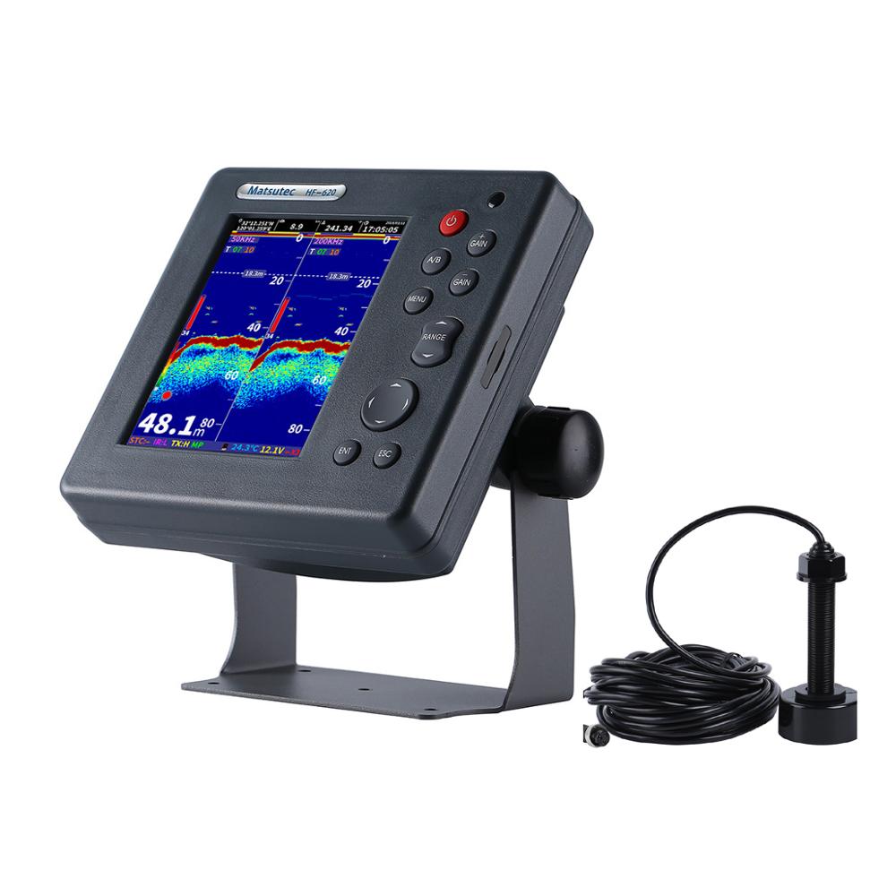 Matsutec 6-inch HF-620 MARINE  - مراجعة Fish Finder وسعره