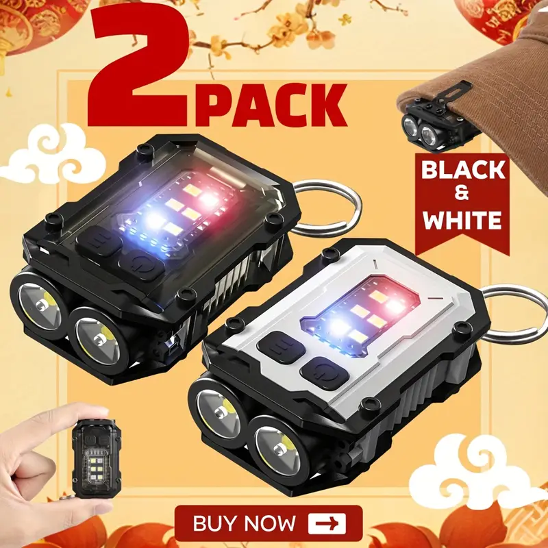 Clip-On Flashlight Rechargeabl - مراجعة Fishing Light وسعره