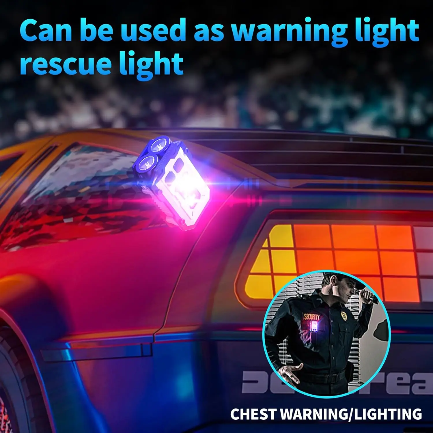 Clip-On Flashlight Rechargeabl - مراجعة Fishing Light وسعره