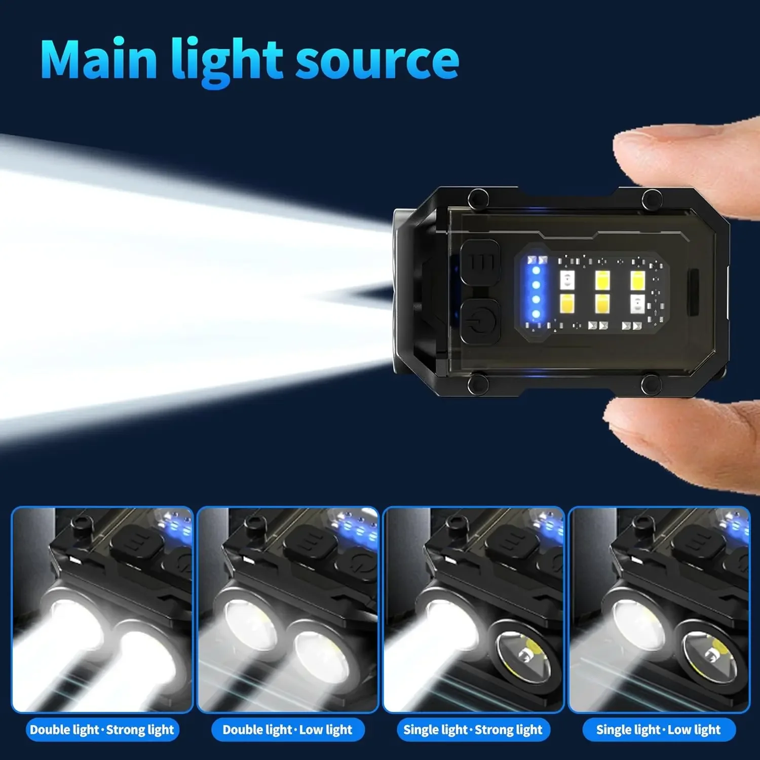 Clip-On Flashlight Rechargeabl - مراجعة Fishing Light وسعره