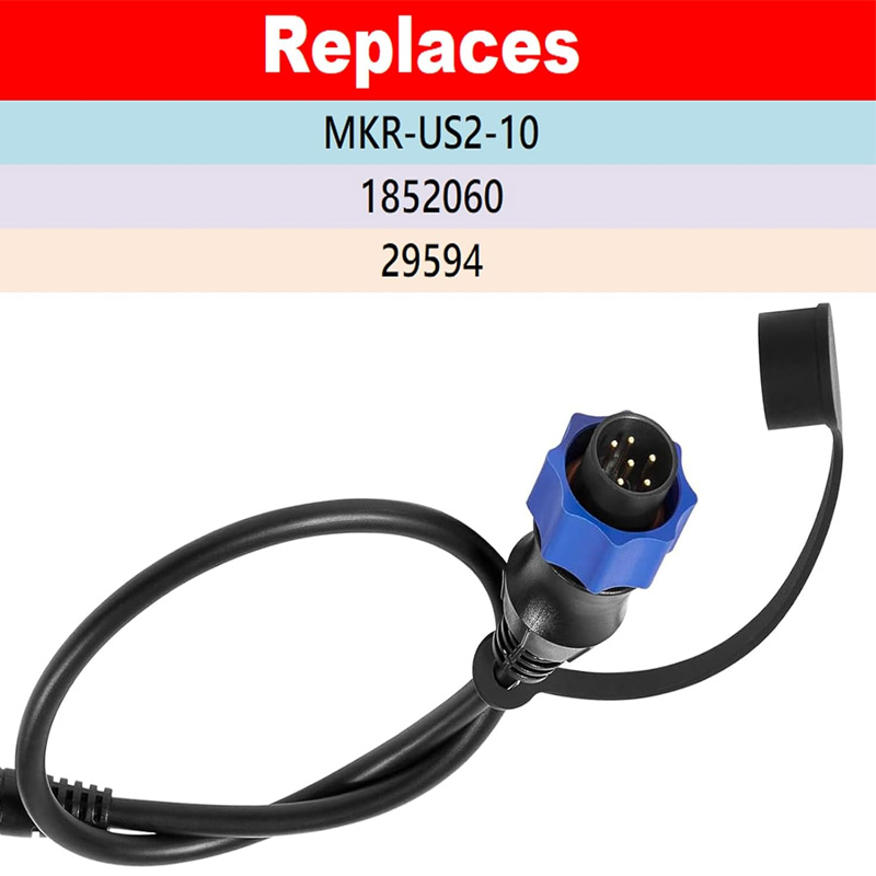 1852060, 29594, MKR-US2-10 Son - مراجعة Fish Finder Cable وسعره