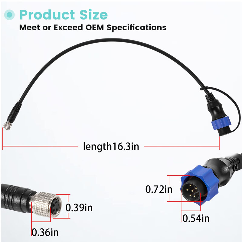 1852060, 29594, MKR-US2-10 Son - مراجعة Fish Finder Cable وسعره