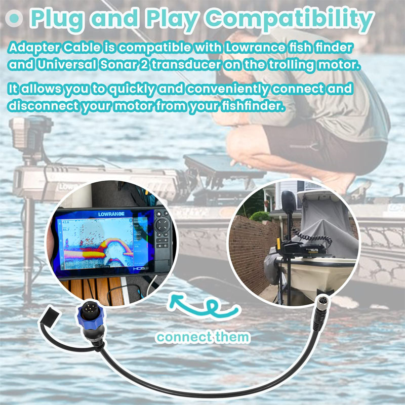 1852060, 29594, MKR-US2-10 Son - مراجعة Fish Finder Cable وسعره