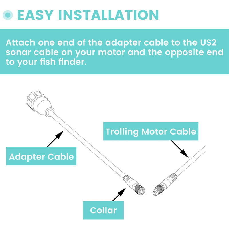 1852060, 29594, MKR-US2-10 Son - مراجعة Fish Finder Cable وسعره