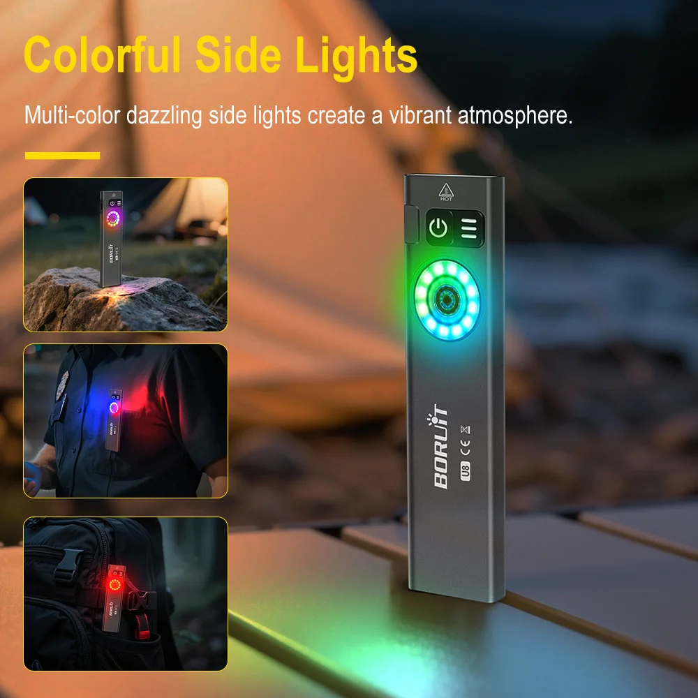 BORUiT U8 650LM EDC LED Flashl - مراجعة Fishing Light وسعره