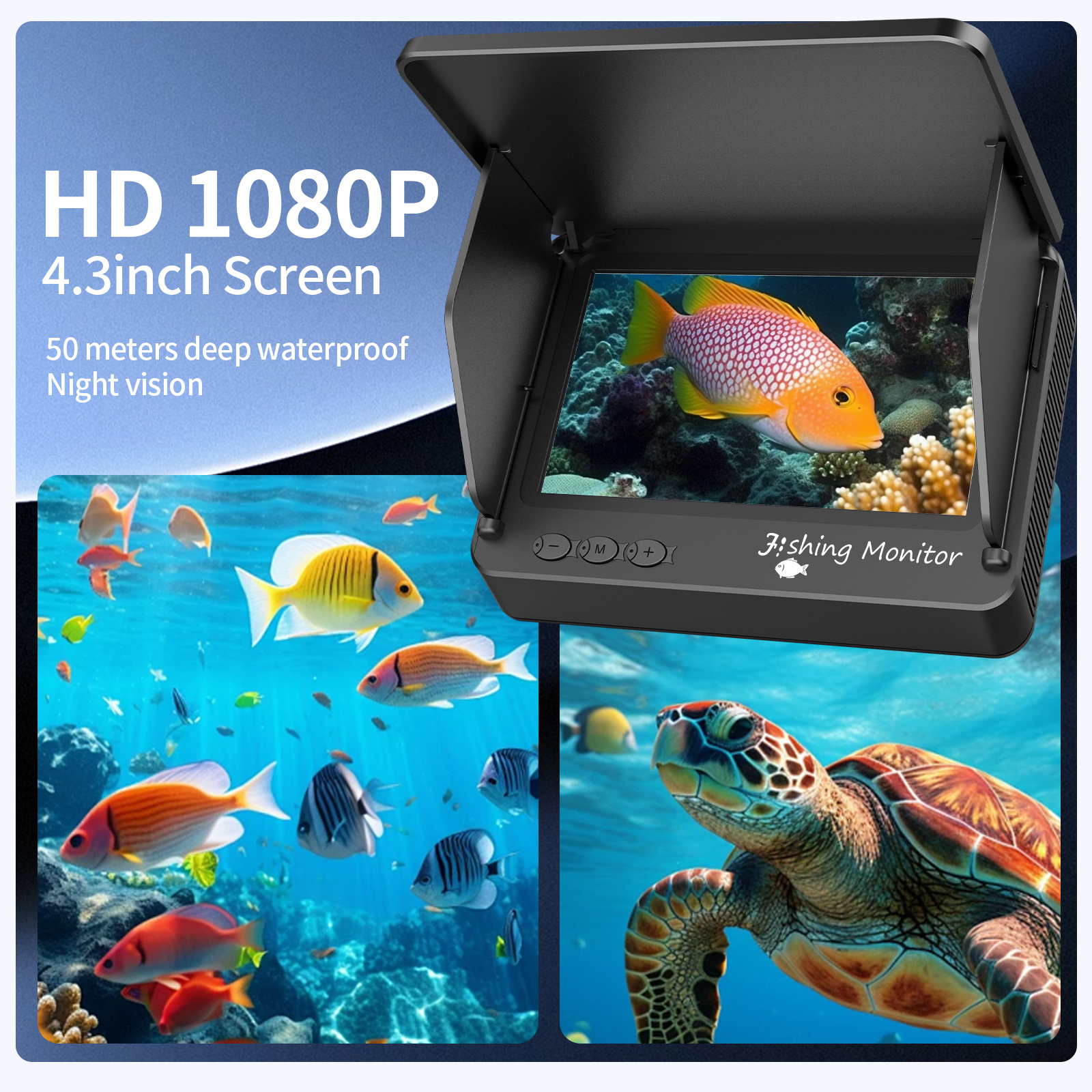 Underwater Fishing Camera 1080 - مراجعة Fish Finder Portable وسعره