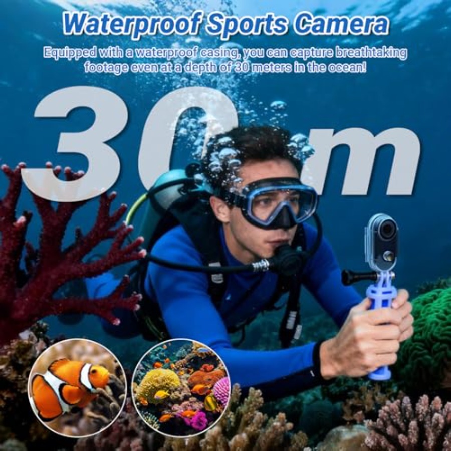 4K Action Camera for Cycling H - مراجعة Fishing Camera وسعره