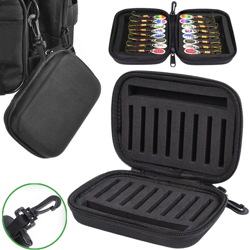 Portable Fly Fishing Lure Spin - مراجعة Fish Finder Case وسعره