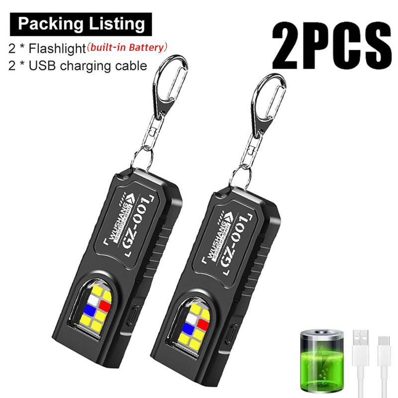 Multifunctional Keychain Flash - مراجعة Fishing Light وسعره