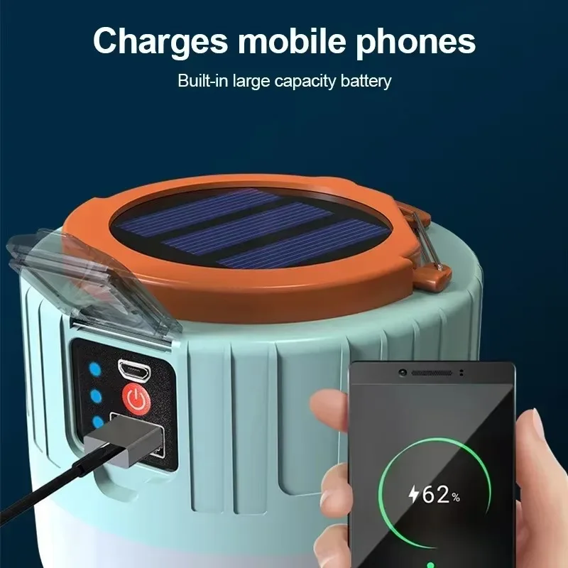 Solar Camping Lantern Recharge - مراجعة Fishing Light وسعره
