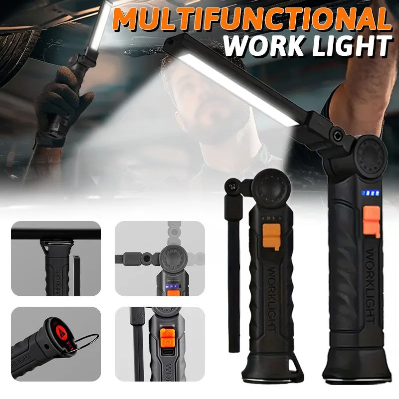 Rechargeable Magnetic Work Lig - مراجعة Fishing Light وسعره