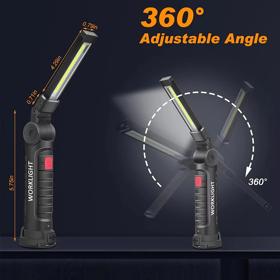 Rechargeable Magnetic Work Lig - مراجعة Fishing Light وسعره
