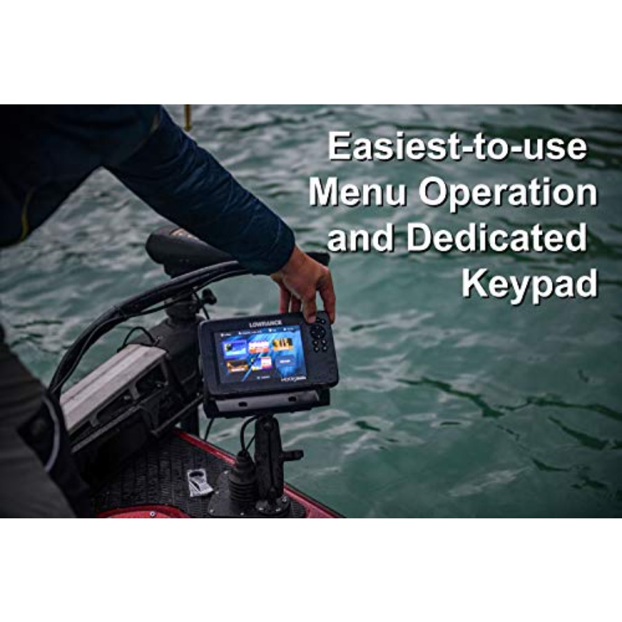 5-inch Fish Finder with SplitS - مراجعة Fish Finder Transducer وسعره