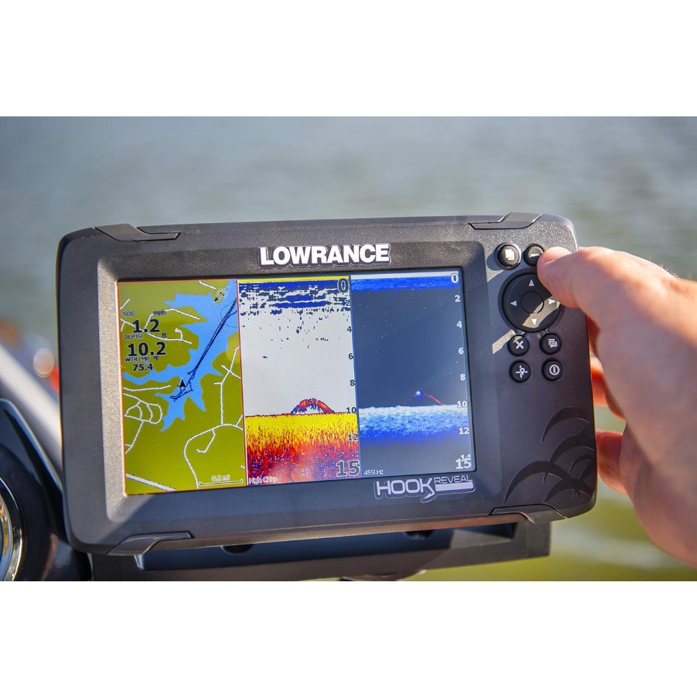HOOK Reveal 5 SplitShot - 5-in - مراجعة Fish Finder Transducer وسعره