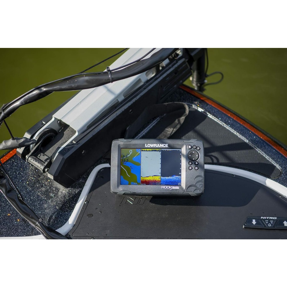 HOOK Reveal 5 SplitShot - 5-in - مراجعة Fish Finder Transducer وسعره