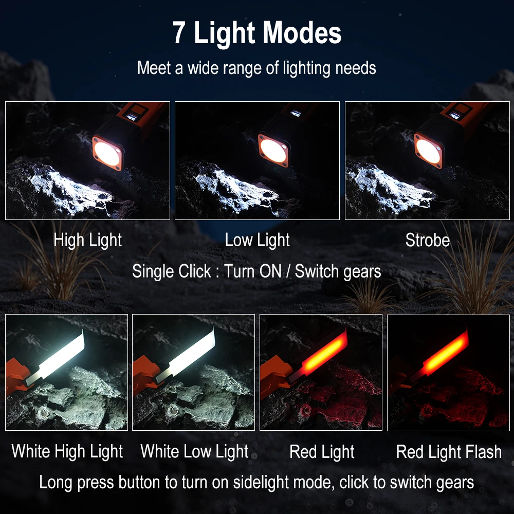 BORUiT 300LM LED Work Light Zo - مراجعة Fishing Light وسعره