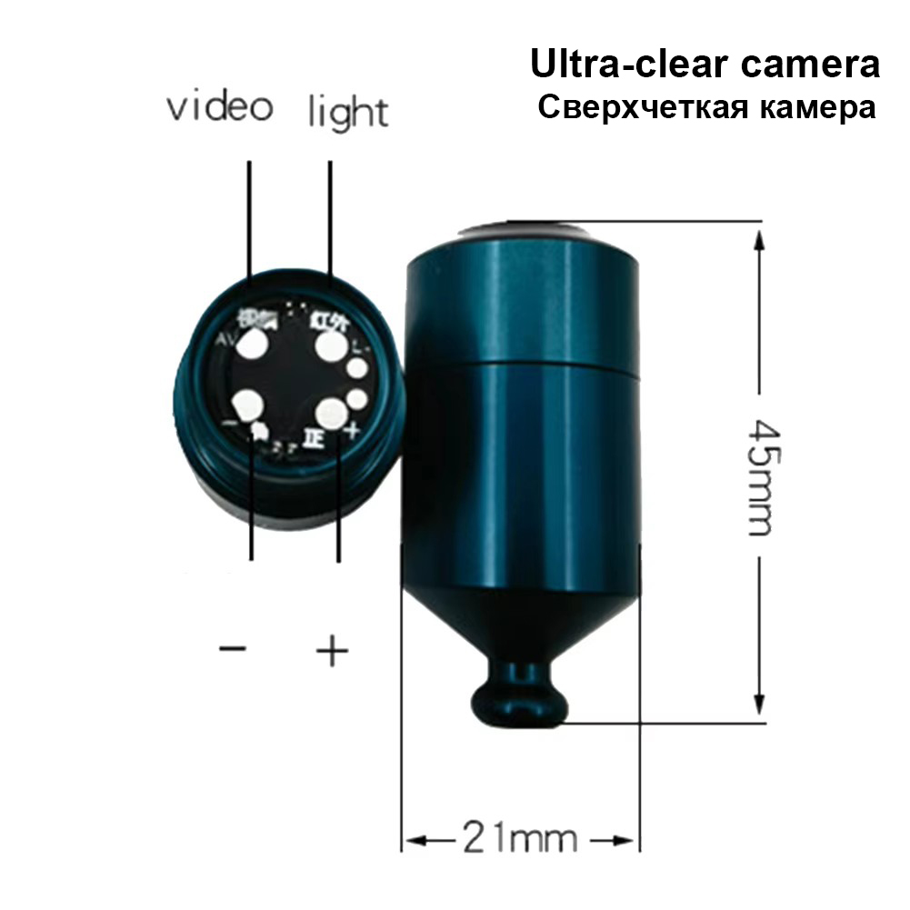 1pc Underwater Fishing Camera  - مراجعة Fishing Depth Finder وسعره