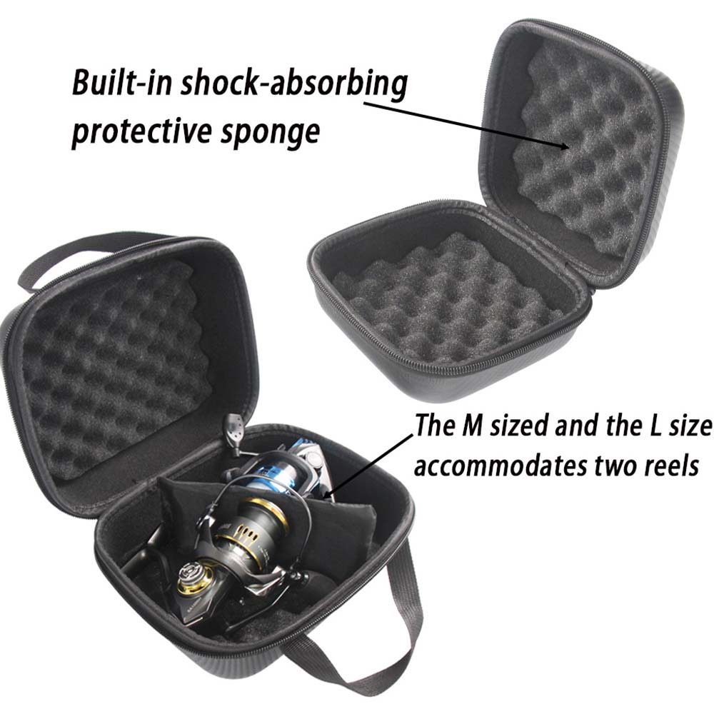 JSFUN Fishing Reel Case S/M/L  - مراجعة Fish Finder Case وسعره
