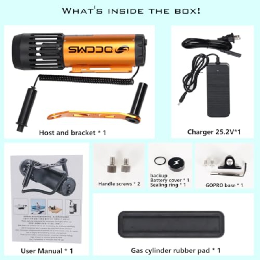 Underwater scooter for surfing - مراجعة Underwater Camera وسعره