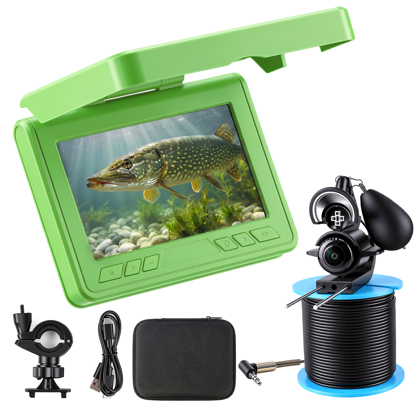 Portable Underwater Visual Fis - مراجعة Fish Finder Portable وسعره