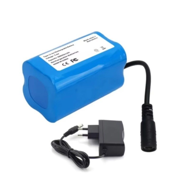 7.4V 19800mAh Battery with USB - مراجعة Fish Finder Charger وسعره