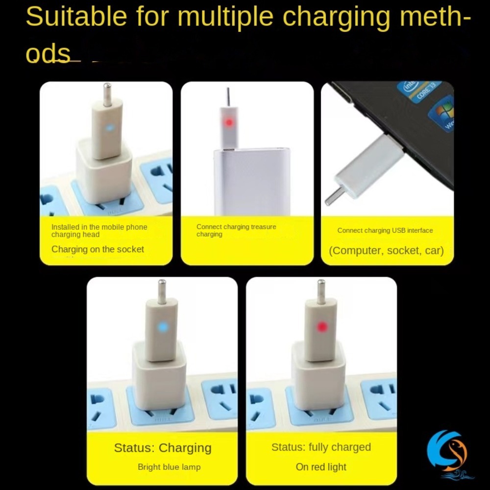 Night Fishing Accessories USB  - مراجعة Fish Finder Charger وسعره
