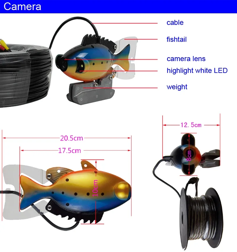 SY801 Full Waterproof Underwat - مراجعة Fish Finder Case وسعره
