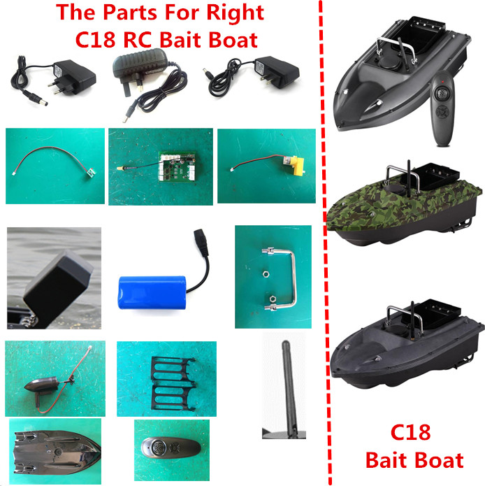 C18 Remote Control RC Fish Fin - مراجعة Fish Finder Charger وسعره