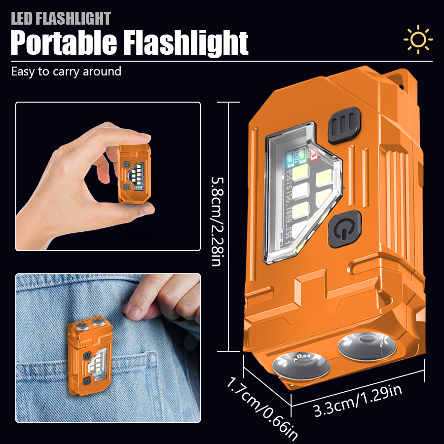 Mini Keychain EDC Flashlight R - مراجعة Fishing Light وسعره