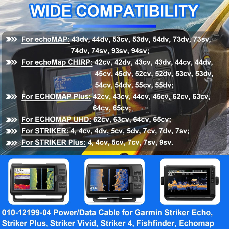 Marine 4-Pin Power Cable Conne - مراجعة Fish Finder Cable وسعره