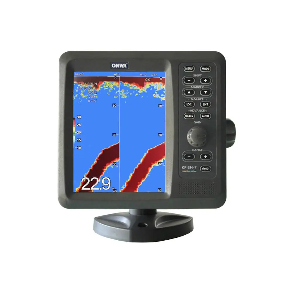 ONWA Kfish-7 Marine fish Finde - مراجعة Fish Finder وسعره