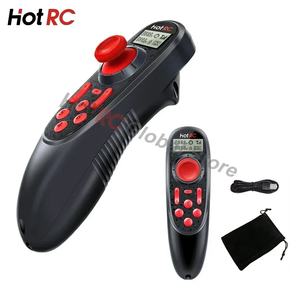 HOTRC DS600 6CH 6 Channel 2.4G - مراجعة Fish Finder Battery وسعره