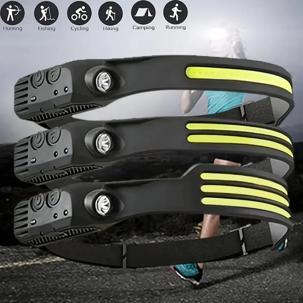 LED Sensor Headlamp Built-in B - مراجعة Fish Finder Battery وسعره