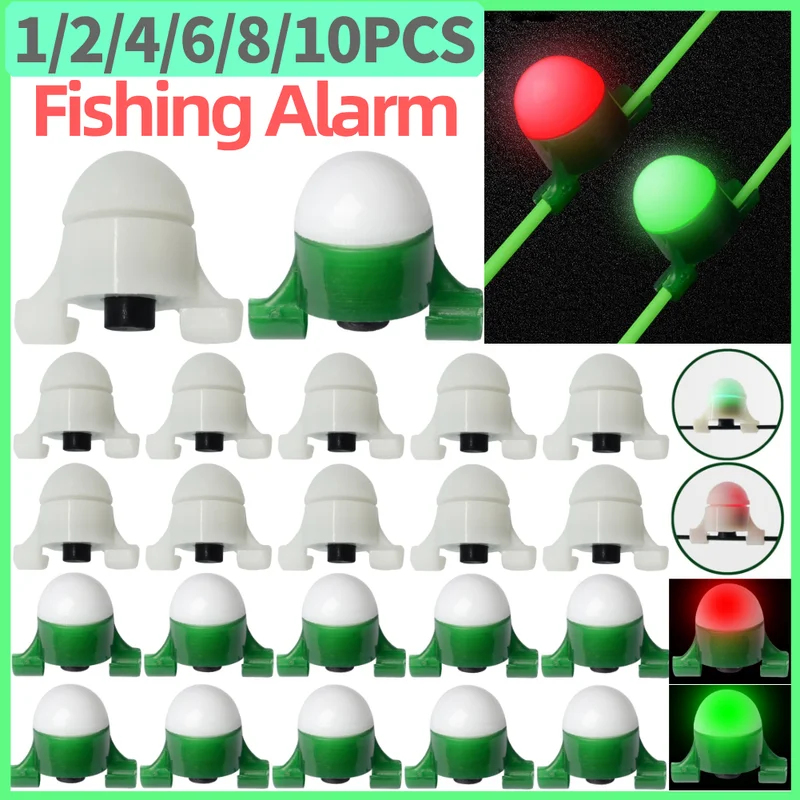2-8pcs LED Night Fishing Alarm - مراجعة Fish Alarm وسعره