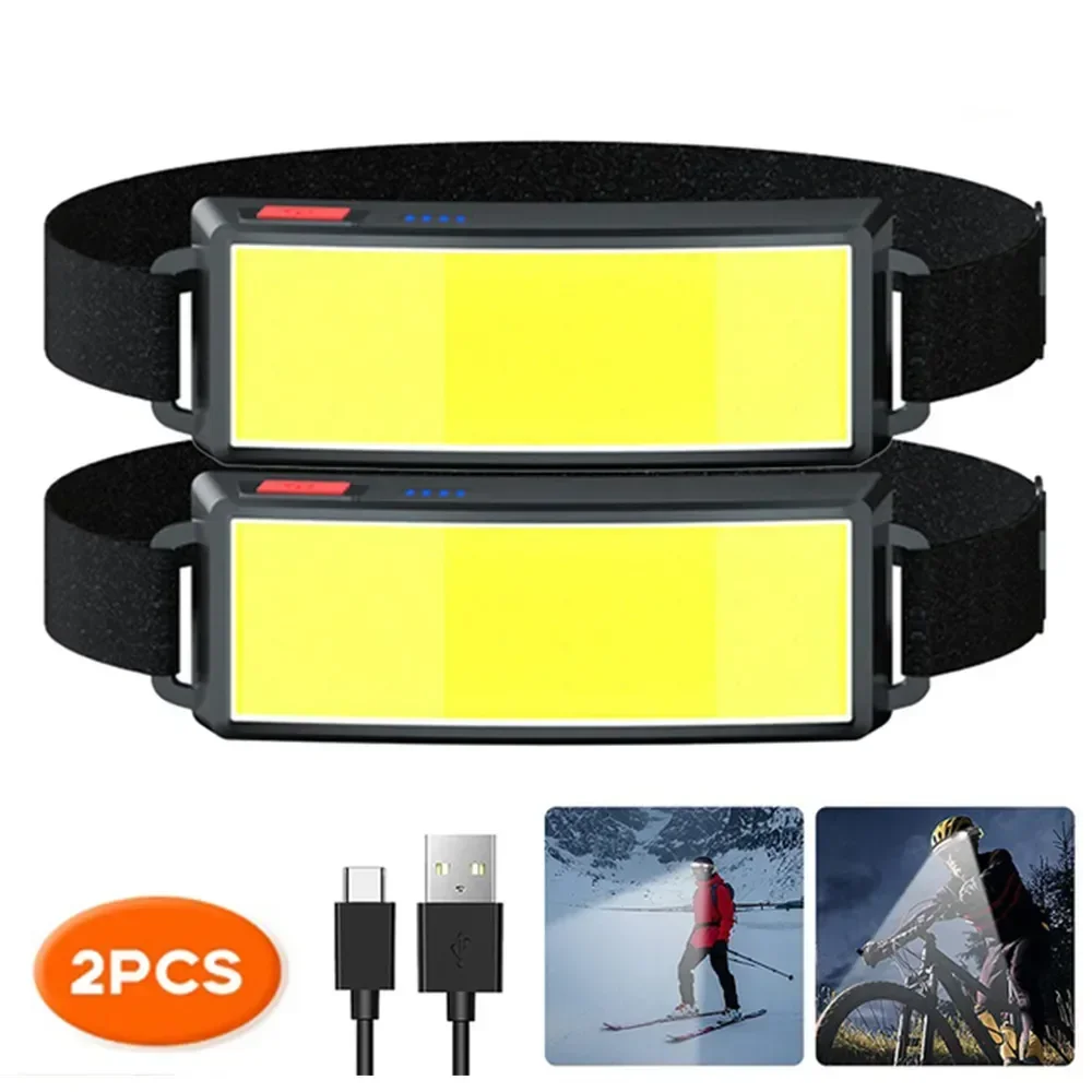 COB Portable LED Headlights Ou - مراجعة Fish Finder Battery وسعره