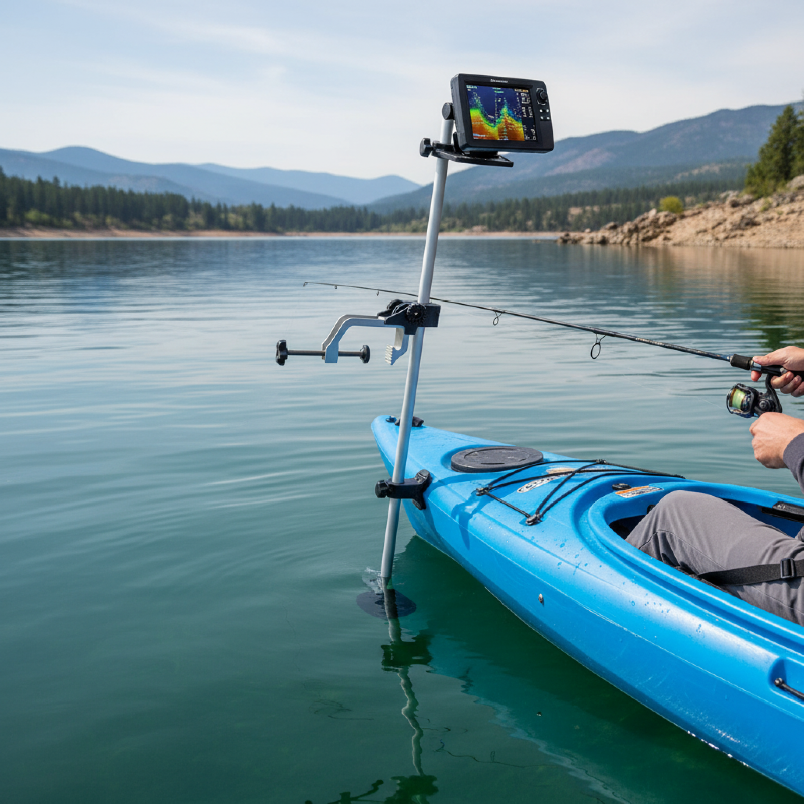 Kayak Fish Finder Mount Versat - مراجعة Fish Finder Mount وسعره